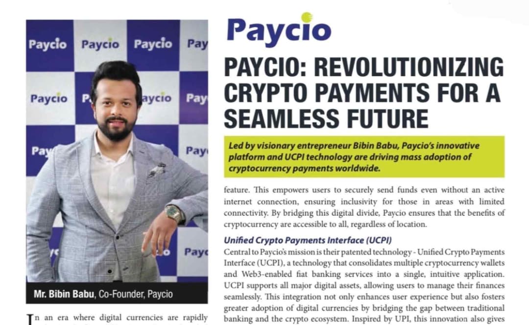 Forbes News - Coverage in Forbes News for Paycio and blockchain ecosystem growth.